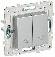 SK-V15-0-10-K23 Выключатель жалюзи SKANDY 10А SK-V12S серебр. IEK 