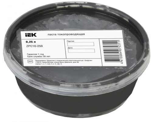 ZPC10-250 Паста токопроводящая 0.25л IEK 