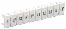 YZN11M-001-K00-A Маркеры для КПИ-1.5кв.мм с символами "L1; L2; L3; N; PE" IEK 