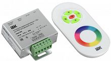LSC1-RGB-144-RF-20-12-W Контроллер с ПДУ радио RGB 3 канала 12В 4А 144Вт белый IEK 