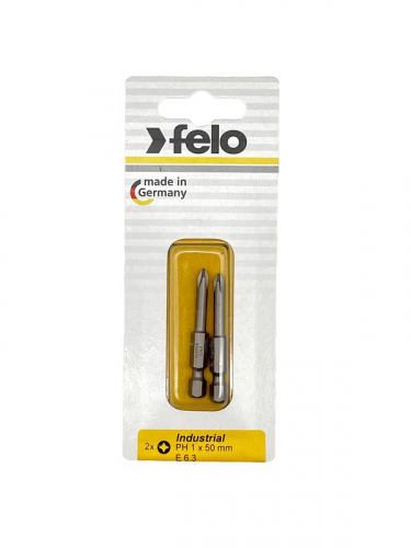 03201536 Бита крестовая Industrial E6.3 PH 1х50 (блист.2шт) FELO  фото 4