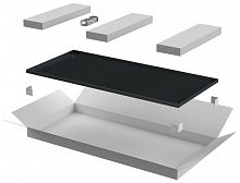 LE05-24U6X-DM Дверь металлическая для шкафа LINEA E 24U 600мм черн. ITK 
