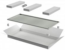 LE35-18U6X-DM Дверь металлическая для шкафа LINEA E 18U 600мм сер. ITK 