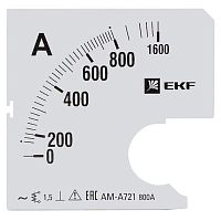 s-a721-800 Шкала сменная для A721 800/5А-1.5 PROxima EKF 
