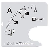 s-a721-80 Шкала сменная для A721 80/5А-1.5 PROxima EKF 