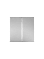 704-7488-101QC Выключатель 2-кл. 1п СП ZIMA 10А IP20 безвинтов. зажим механизм сер. матов. LEZARD 
