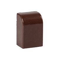 ecd-16-16x4 Заглушка 16х16 под темн. дерево Plast PROxima (уп.4шт) EKF 