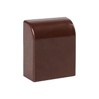 ecd-20-10x4 Заглушка 20х10 под темн. дерево Plast PROxima (уп.4шт) EKF 
