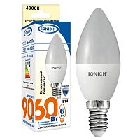 1529 Лампа светодиодная ILED-SMD2835-C37-6-540-220-4-E14 (0160) IONICH 