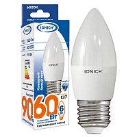 1533 Лампа светодиодная ILED-SMD2835-C37-6-540-220-6.5-E27 (1119) IONICH 