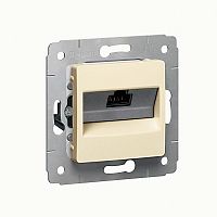 695924 Розетка компьютерная СП Cariva RJ45 UTP на захватах сл. кость (DIY-упак.) Leg 