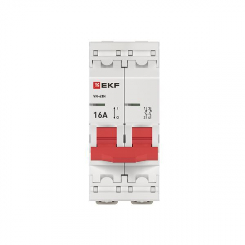 S63216 Выключатель нагрузки 2п 16А ВН-63N PROxima EKF  фото 4