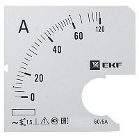 s-a961-60 Шкала сменная для A961 60/5А-1.5 PROxima EKF 