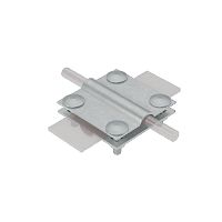 MA0011 Соединитель крестообразный 2XS-D5-12-B40 для прутка d5-12мм и полосы до 40мм с 2 пластинами сталь КМ 