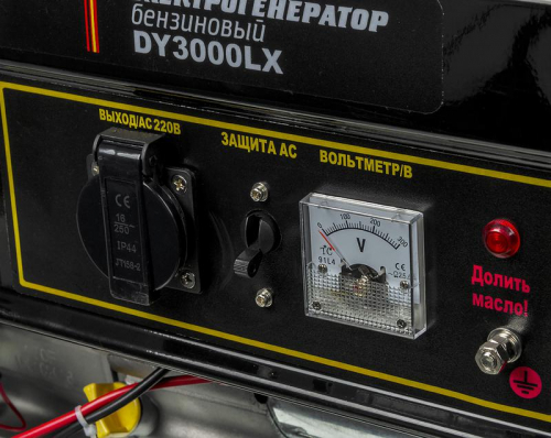 64/1/10 Бензогенератор DY3000LX 1ф 2500Вт электростартер HUTER  фото 5