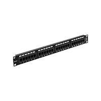 04-0021 Патч-панель 19дюйм кат.5E 24 порта RJ45 черн. Rexant 