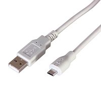 18-1166 Шнур micro USB (male) - USB-A (male) 3м Rexant 