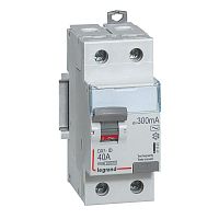 411525 Выключатель дифференциального тока (УЗО) 2п 40А 300мА тип AC DX3 Leg 