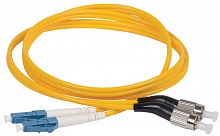 FPC09-FCU-LCU-C2L-3M Патч-корд оптический коммутационный переходной для одномодового кабеля (SM); 9/125 (OS2); FC/UPC-LC/UPC; двойн. исполнения (Duplex); LSZH (дл.3м) ITK 