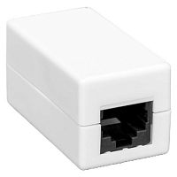 TRP-INLC-2RJ45-6UTP-WH Адаптер проходной RJ45-RJ45 кат.6 неэкранир. бел. TERACOM PRO EKF 