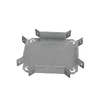 PL0602 Ответвитель для лотка Х-образ. 100х50 сталь 0.8мм "ПЛЮС" XDplus50-100 КМ 