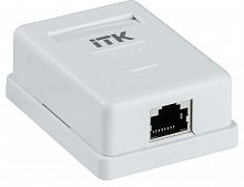 CS2-1C5EF-12 Розетка компьютерная 1-м ОП RJ45 кат.5E FTP ITK 