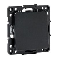 EZV10-221-10 Кнопка нажимная СП Стокгольм 10А механизм черн. EKF 