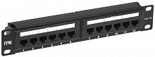 PP12-1UC5EU-D05-10 Патч-панель 10дюйм 1U кат.5E UTP 12 портов Dual IDC ITK 