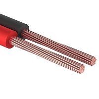 01-6101-3 Кабель Stereo 2х0.25 Red/Black 100м (м) Rexant 
