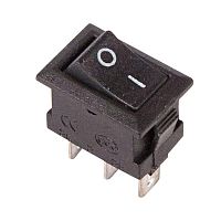 36-2030 Выключатель клавишный 250В 3А (3с) ON-ON черн. Micro (RWB-102) Rexant 