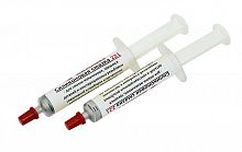 09-3955 Смазка силиконовая 221 до +350град.C 2мл шприц (уп.10шт) Rexant 