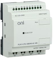 PLR-S-CPU-0804R-AC-NN Реле логическое PLR-S. CPU0804(R) 220В AC без экрана ONI 