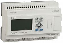 PLR-S-CPU-1410R-AC-BE Реле логическое PLR-S. CPU1410(R) 220В AC с экраном ONI 