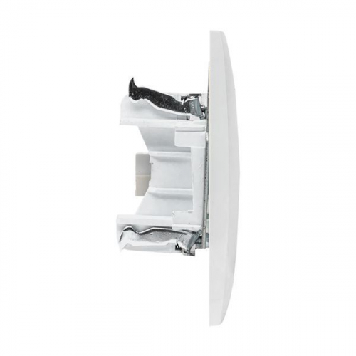 EWT01-034-10 Розетка телефонная 1-м СП Валенсия RJ11 бел. PROxima EKF  фото 4