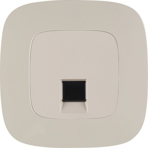 753840 Розетка компьютерная 1-м Valena Allure RJ45 кат.5E UTP с лицев. панелью механизм сл. кость Leg  фото 5