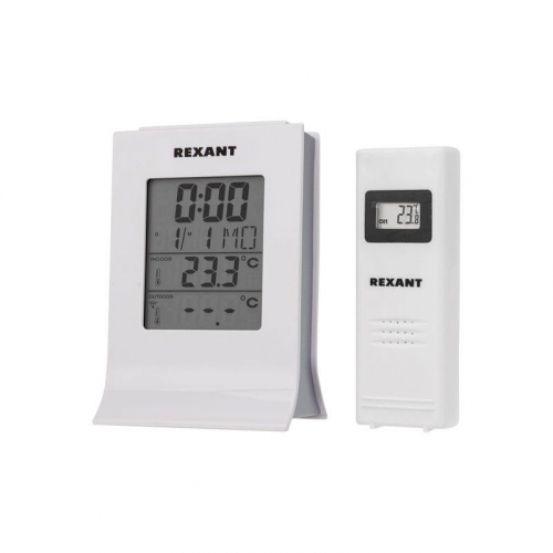70-0595 Метеостанция с беспроводным выносным датчиком Rexant 