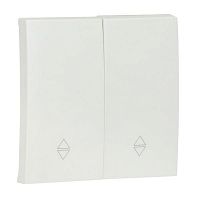 ESV10-L-027-50 Панель лицевая Валенсия для 2-кл. выключателя проходного 10А жемчуж. PROxima EKF 