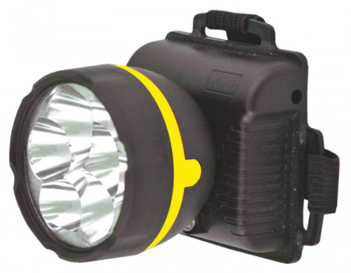 11781 Фонарь налобный 909LED5 (5LED 1 режим; 3хR6 черн.) Ultraflash  фото 6