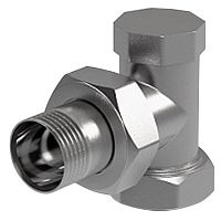 RTO 50.005 Вентиль на обратную подводку угловой Royal Thermo 1/2"