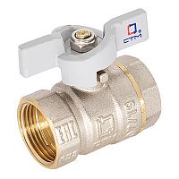 CWFFB034 Кран шар. CTM СТАНДАРТ для воды 3/4" г/г бабочка 