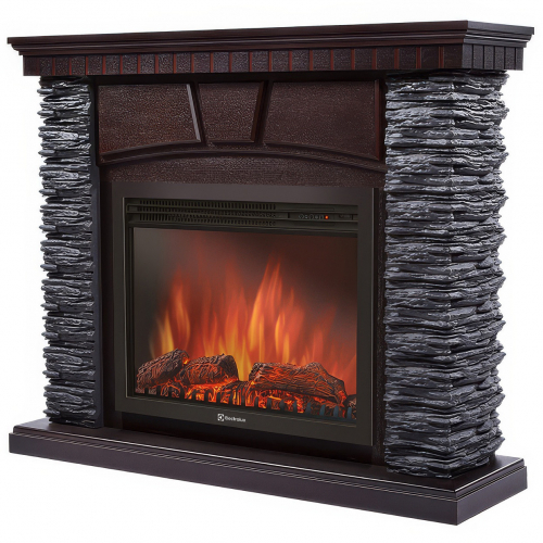 Porto 25 BV Портал Firelight Porto 25 камень черный, шпон венге