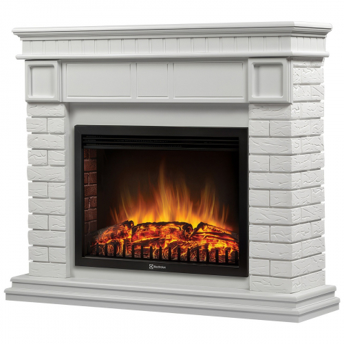 Bricks 25 WW Портал Firelight Bricks 25 камень белый, белая эмаль