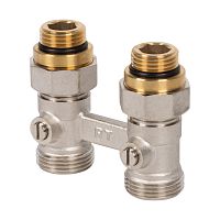 RTE 07.00001 Узел нижнего подключения прямой ROYAL THERMO ½"х3/4"EK