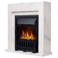 Simple Cl WM Портал Firelight Simple Classic белый мрамор