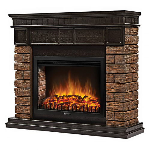 Bricks Wood 30 DSW Портал Firelight Bricks Wood 30 камень темный, шпон венге