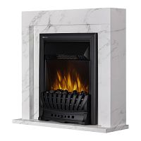 set Simple Classic WM Каминокомплект:Очаг Electrolux EFP/P-1020LS, портал Simple Classic белый мрамор