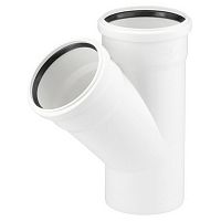11240891001 Тройник REHAU 50/40/45гр RAUPIANO PLUS