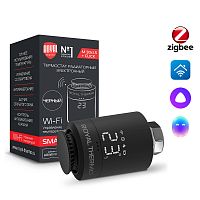 RTE 77.001B Термостат радиаторный электронный ROYAL THERMO Smart Heat, черный