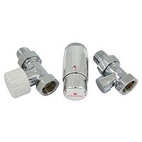 602200061 Комплект подключения прямой STANDARD MINI 1/2" (хром) с термоголовкой MINI DIAMANT М30х1,5
