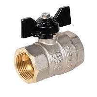 LD 47.310.20 Кран шаровой латунный LD Pride 47.20.B-B.Б Ду 20 Ру 40 вн-вн, (бабочка)
